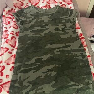 GAP Green Camo Dress